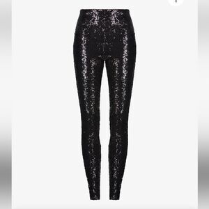 NWT Black Tie Sequins Skinny Pants XXL